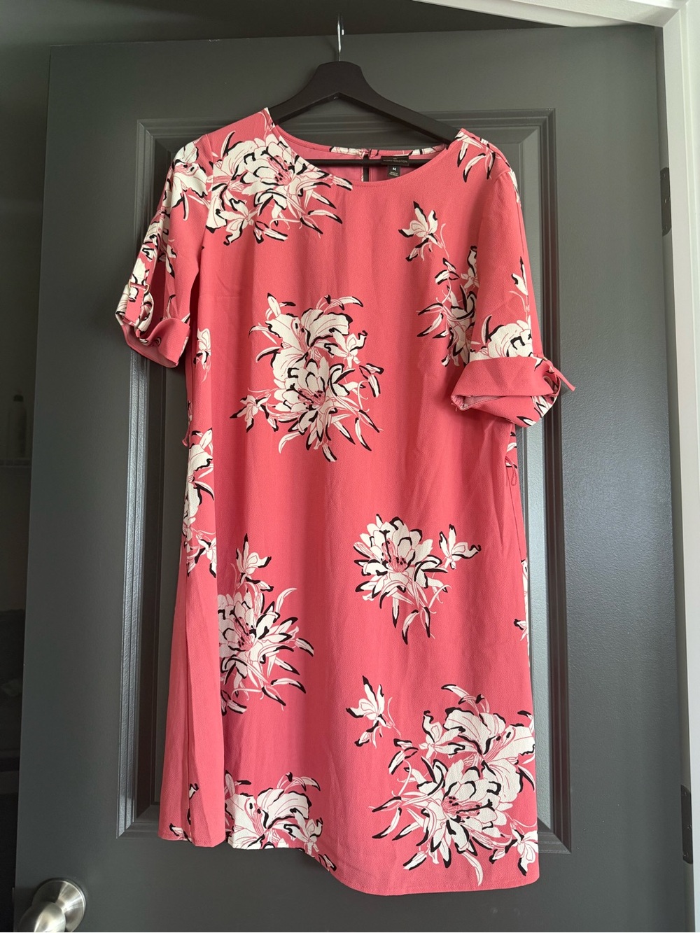 Simply Styled Pink Multi Ruffle Cold-Shoulder Dress - Picture 5 of 5
